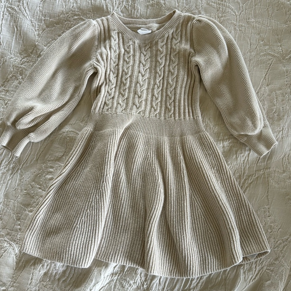GAP Kids Casual Dress in Beige